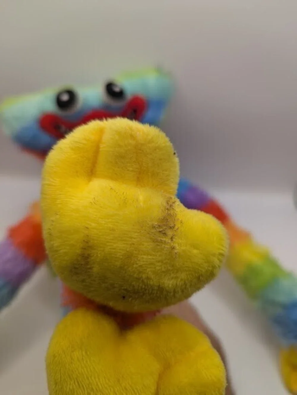 Poppy Playtime Rainbow Huggy Wuggy Plush Toy 16-inch Monster Pastel Stuffed Doll